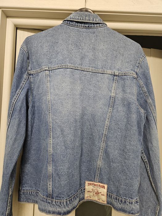 МУжской оригинальный джинсовый пиджак True Religion L