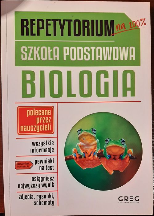 Repetytorium szkoła podstawowa biologia greg