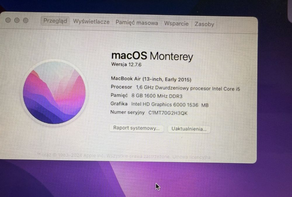 MacBook Air 13" | Stan Idealny | 8GB RAM | Niezawodny Klasyk