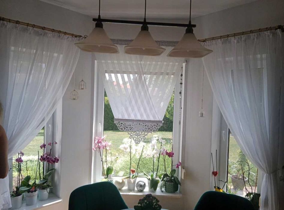Firana panel ekranowy woal 120x130 cm dekoracja ozdoba  wystrój