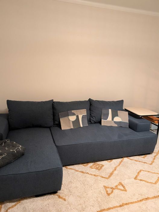 Sofá Cama Klast Home como novo (azul escuro)