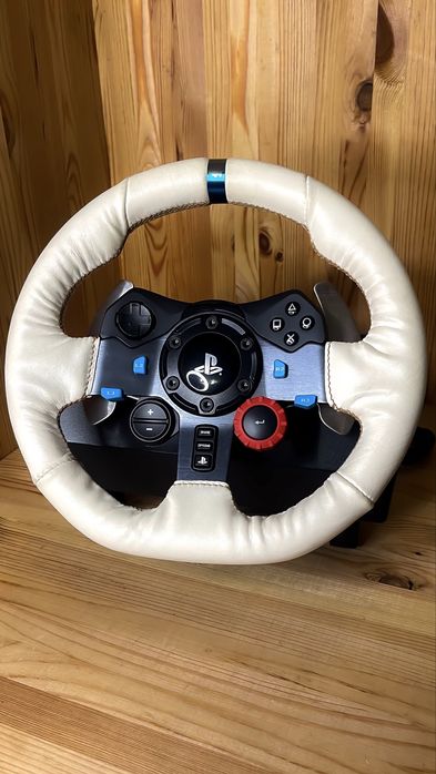 Logitech g29 руль игровой компьютерный эксклюзив белый с подарком