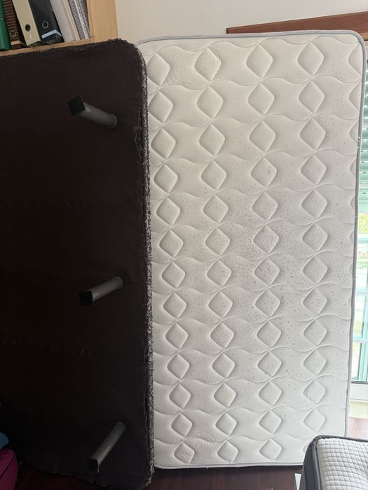 Vendo sommier 100x200 com 6 pés (50€-NOVO VALOR)