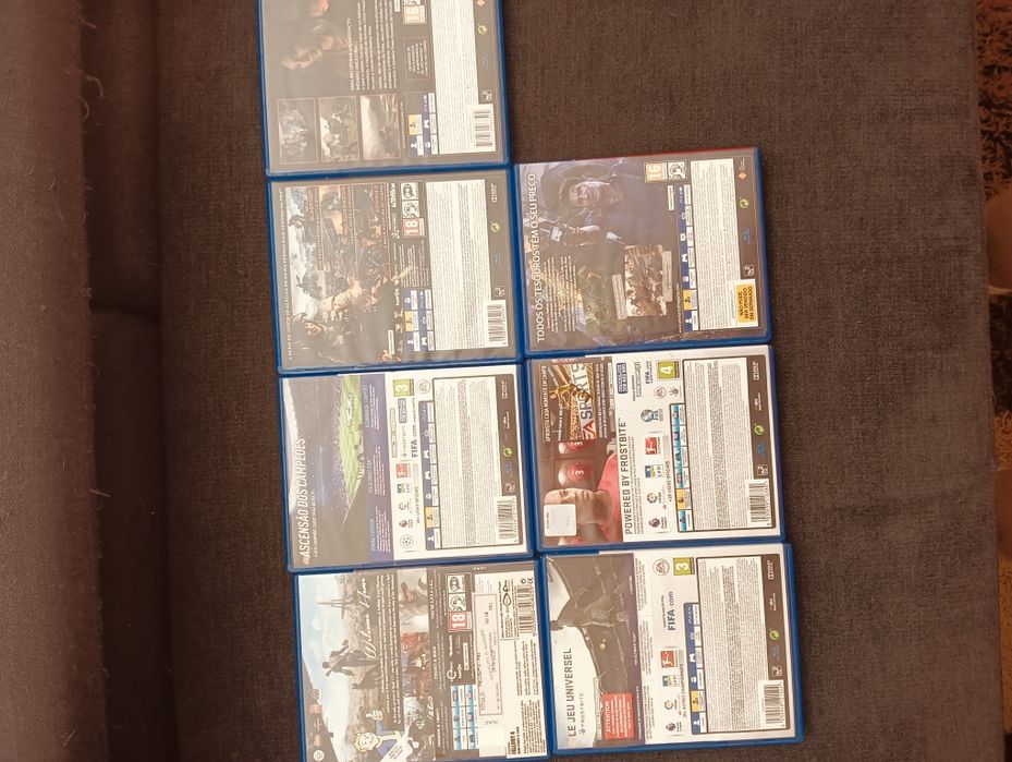 Vendo 7 jogos para a PlayStation 4
