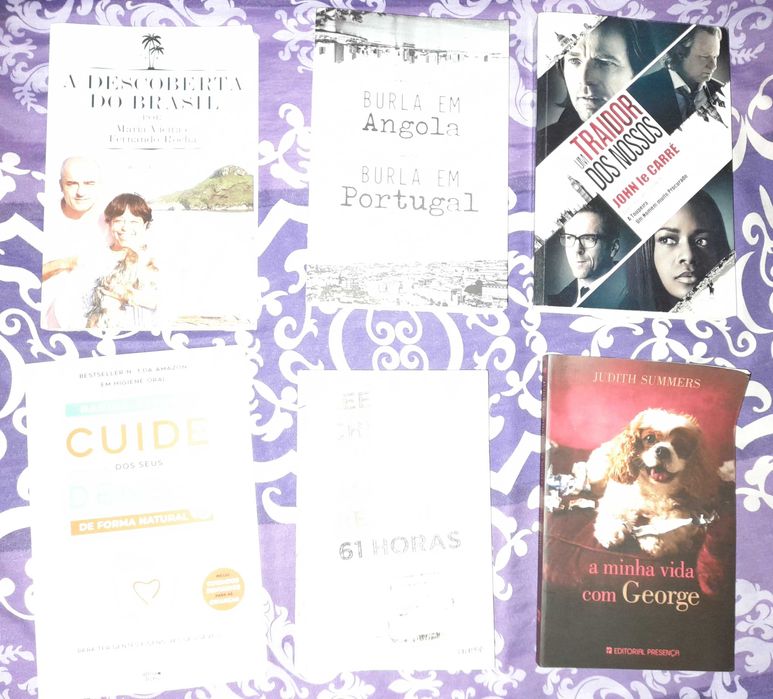 Livros variados como novos