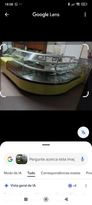 Vitrines e balcões pastelaria Jordão