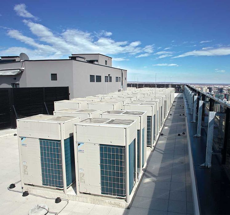 Система кондиционирования и вентиляции полупромышленных обектов