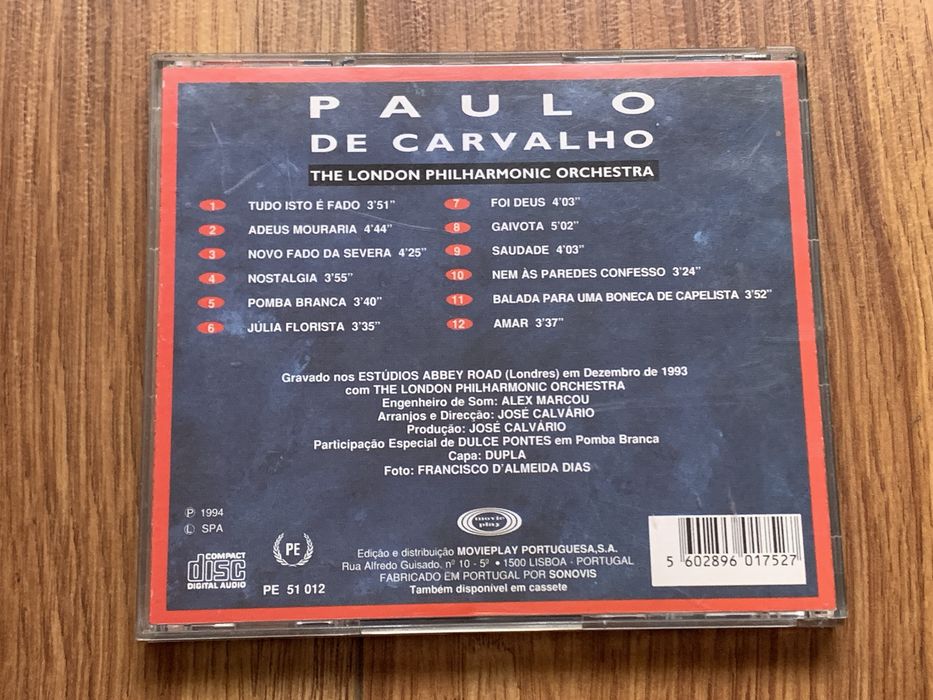 Paulo de Carvalho - Alma - cd