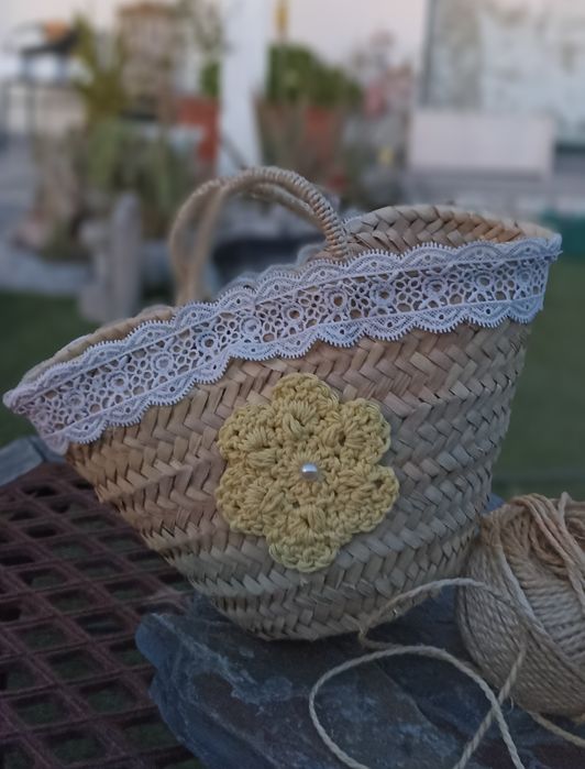 Cestas de palma/ palha