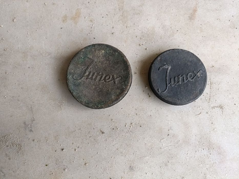 Par  de tampas  fogão antigas Junex