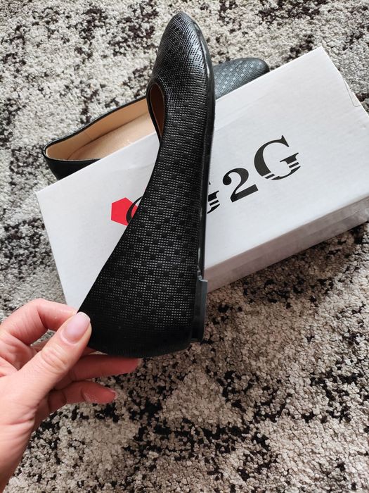 Buty damskie baleriny na ukrytej platformie rozmiar 36/37