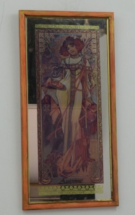 Quatro quadros das 4 estações do ano.