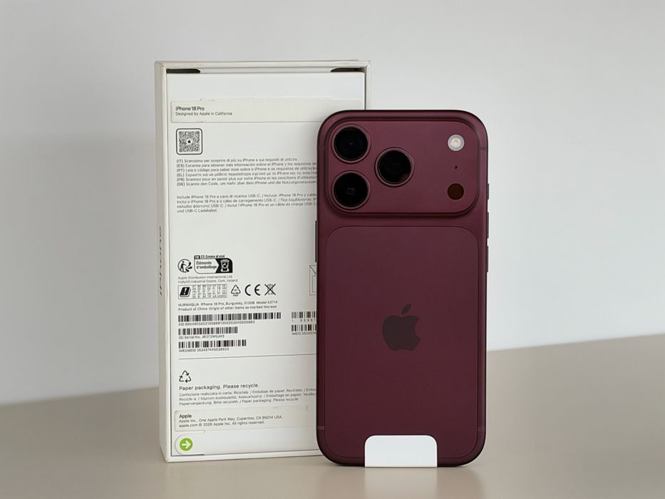 Iphone 18 Pro 512Gb Burgundy