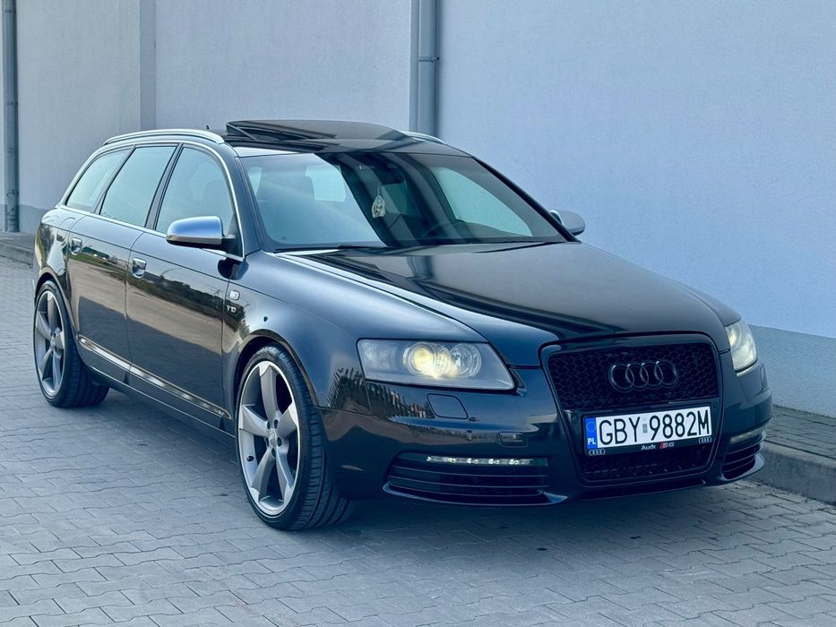 Audi S6 Avant 5.2 V10 Rotory Ledy Serwis Zamiana Super Stan Rolety  Carbon Bose