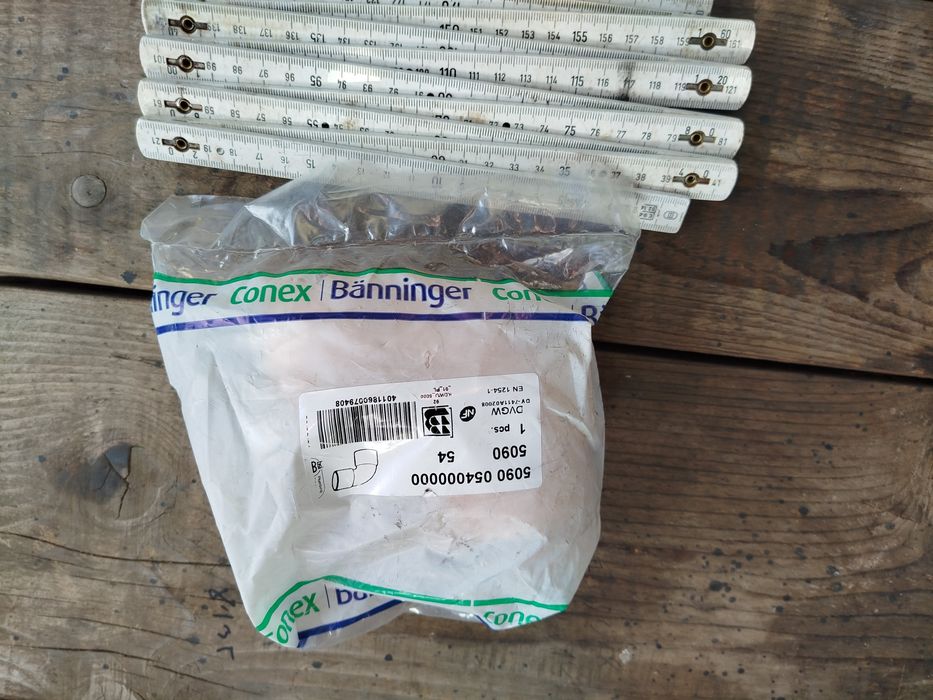 Kolana 90 stopni Cu 54 2k, 2szt.