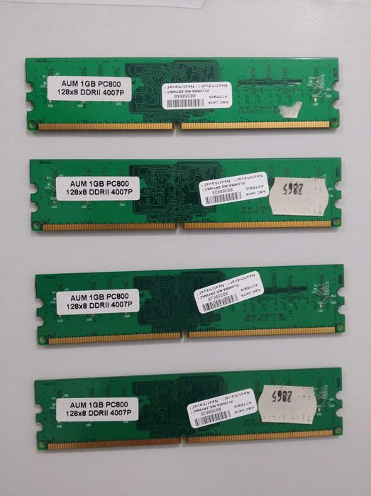 Pamięć RAM AUM 4GB(4x1GB) DDR2 DIMM 800MHz
