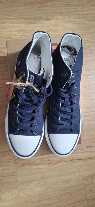 Wysokie granatowe trampki Big Star