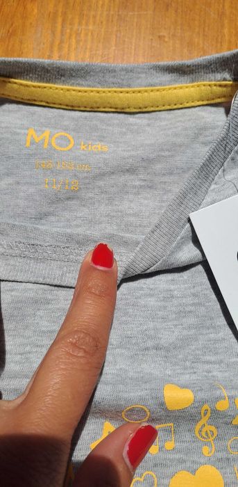 Camisola cinzenta Mo 12 anos nova