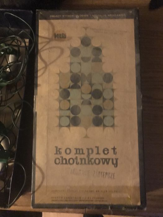 Lampki choinkowe z okresu PRL