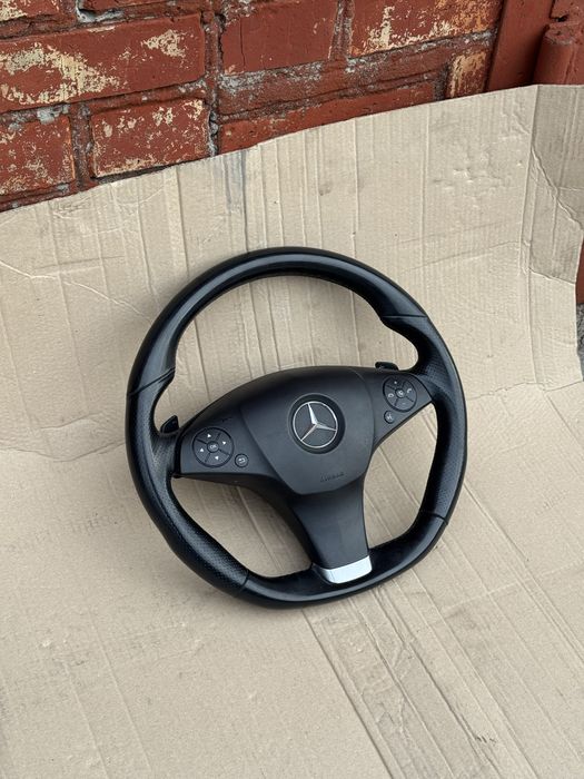 Кермо руль Mercedes W207 w212 AMG лепестки airbag подушка