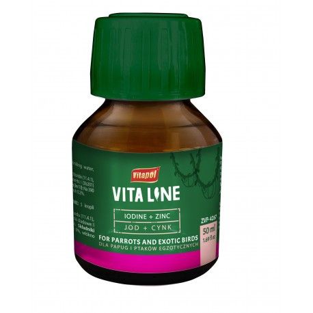 Jod+cynk dla ptaków 50ml Vitaline