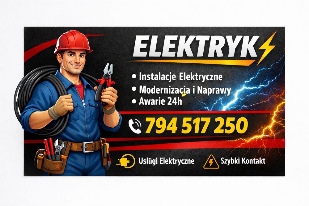 Elektryk Wolne terminy !