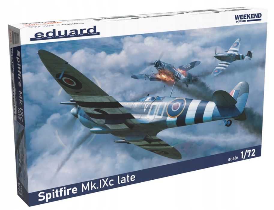 Eduard 7473 model 1:72 samolot Spitfire Mk.IXc Late