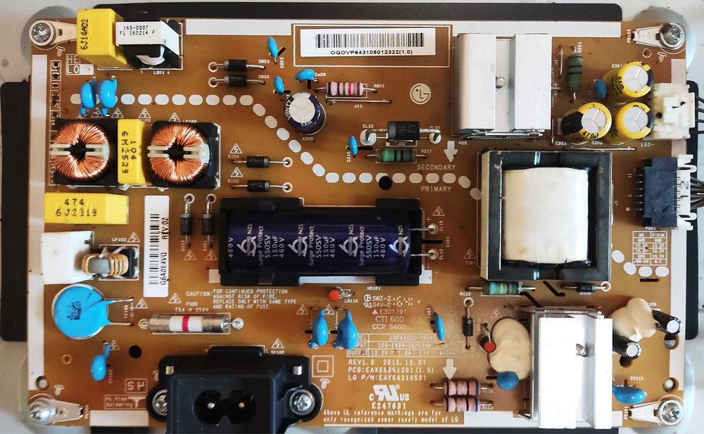 Плата LD66L EAX66873003 до LG 43LH570, EAX66851301 (1.5), 6870C-0532B