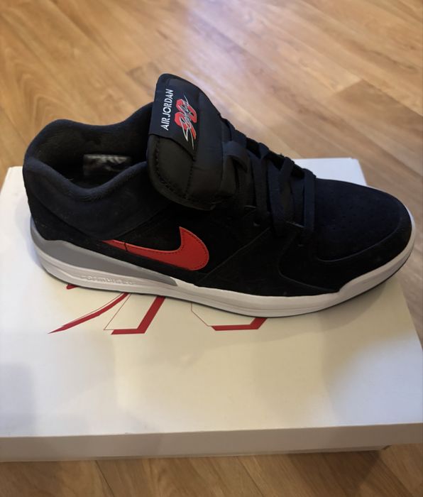 Buty Jordan Stadium 90 Black / Gym Red – Nowe z pudełkiem