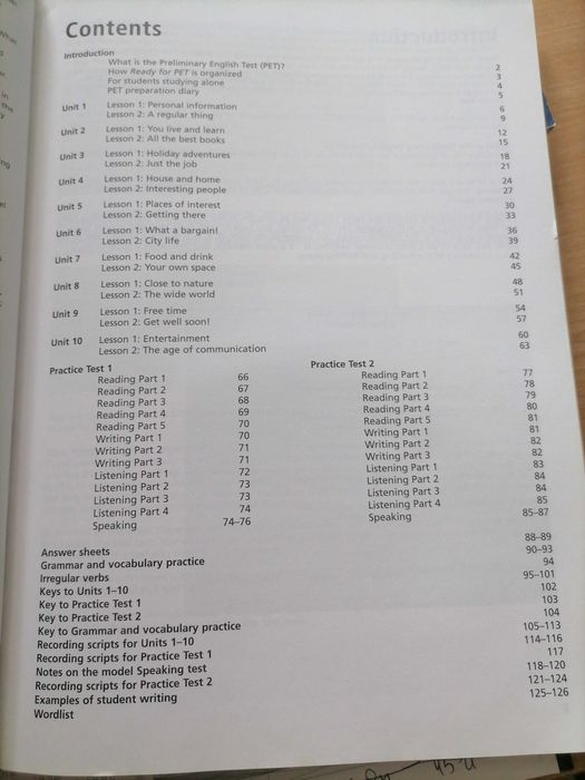 Ready for Pet with Answer Key