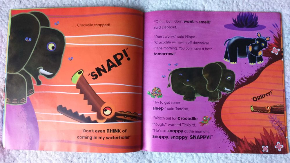 Книга  про слоника "Tinga Tinga Tales Why Elephant has a Trunk"