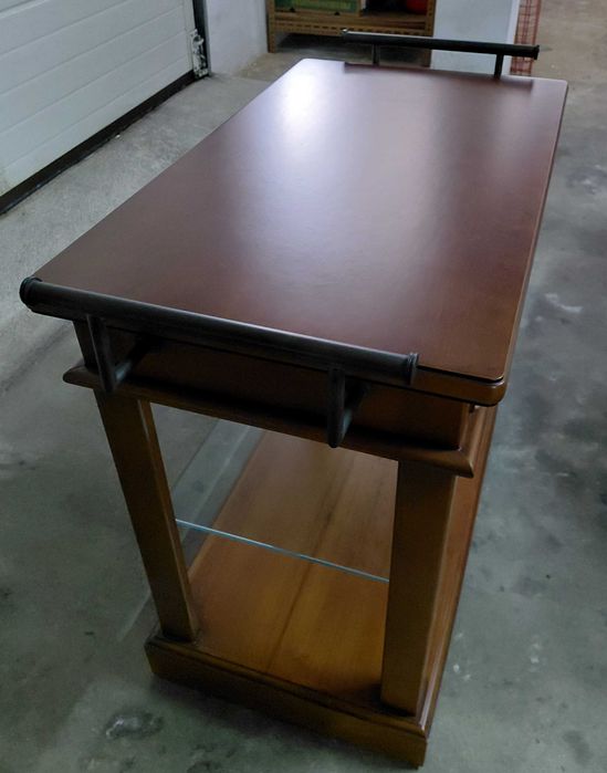 carrinho de chá em madeira