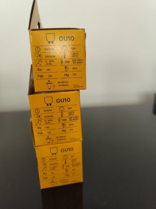 3 x Żarówki Led 5 Watt Kodak GU10