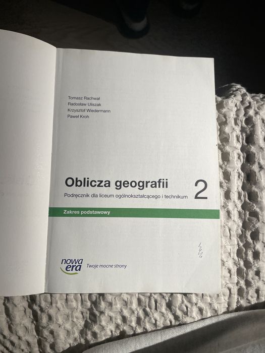 Podręcznik geografia Nowa Era klasa 2 liceum technikum