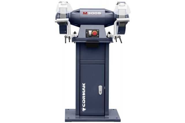 Дводискова шліфувальна машина CORMAK M300S з підставкою
