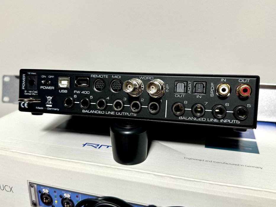 RME UCX interface audio