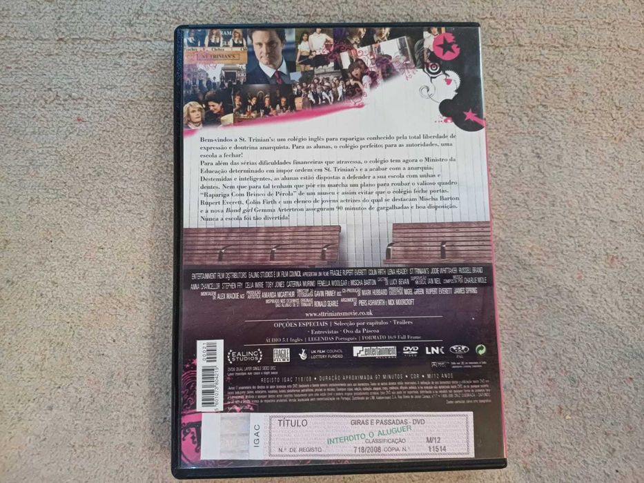 DVD Giras e passadas, c Talulah Riley, Rupert Everett, Gemma Arterton