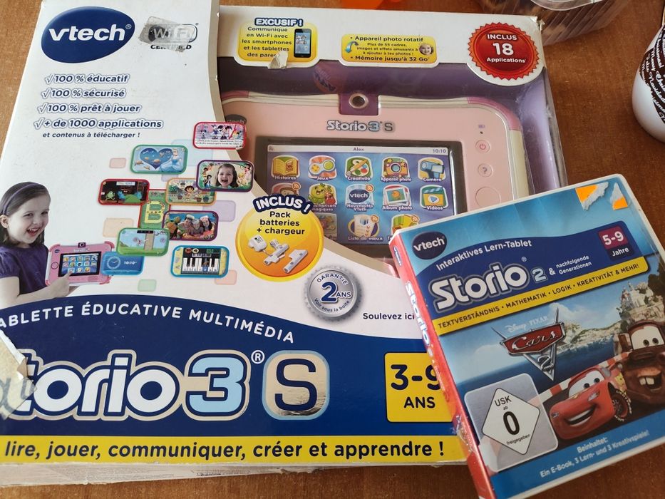 Tablet Vtech storio 3 S gry zabawka dziewczynka
