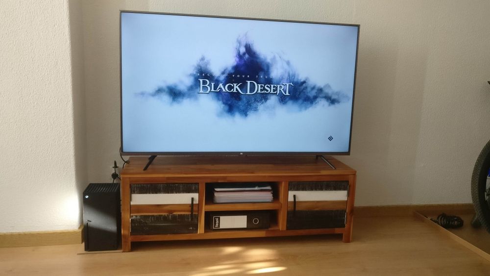 Móvel TV madeira de acácia