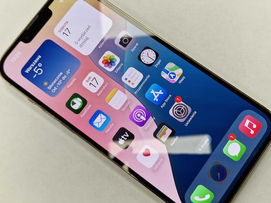 iPhone 13 PRO MAX 128GB/ Gold/ 84%/ USZKODZONY APARAT/ czytaj uważnie