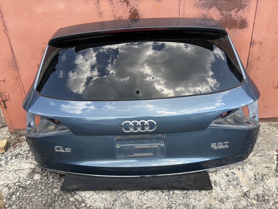 AUDI Q5 8R задня кришка багажника, колір голуий  LX5L, ляда АУДІ 2009-2017р