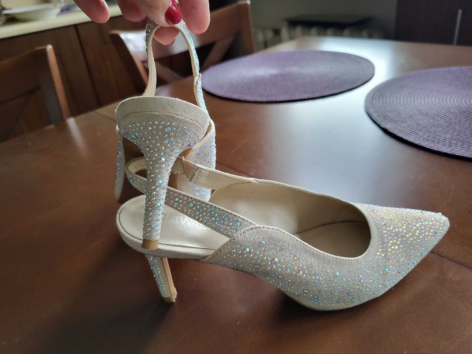 Buty Catwalk wieczorowe ślubne 40