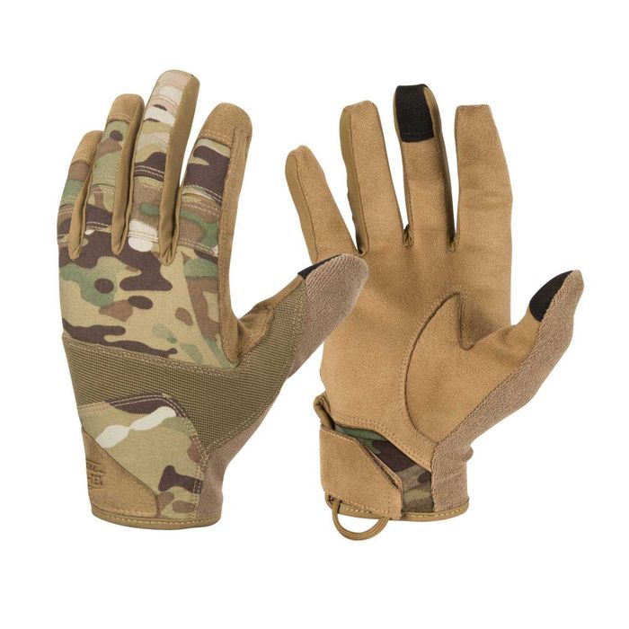 Helikon-Tex Range Tactical Gloves мультикам койот перчатки рукавиці