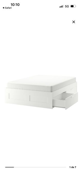 Cama arrumacao ikea Branca -  ESTÁ DISPONIVEL