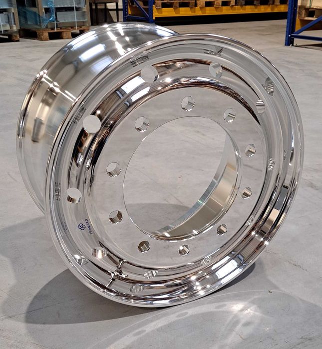 Kuta felga aluminiowa POMLEAD - 22,5x11,75 ET120- polerowana na lustro