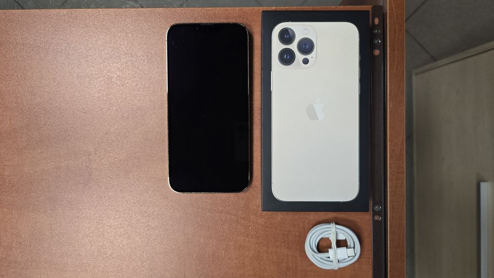 iPhone 13 Pro Max 128GB złoty, stan bdb