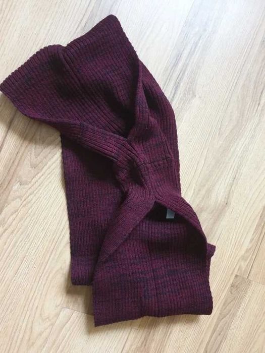 Burgundowy komino-szalik Mavi