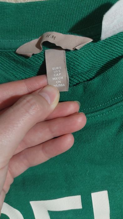 Зелений світшот H&m