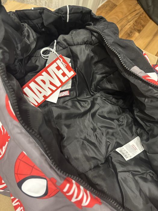 Яскравий зимовий комбінезон для хлопчика р. 110 см spiderman marvel
