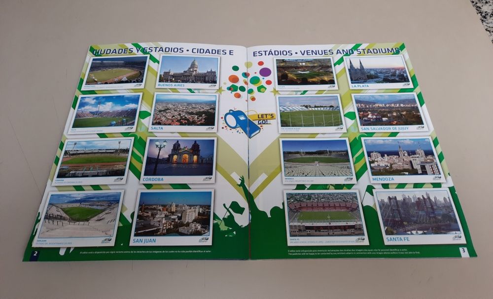 Caderneta completa Copa América 2011 panini